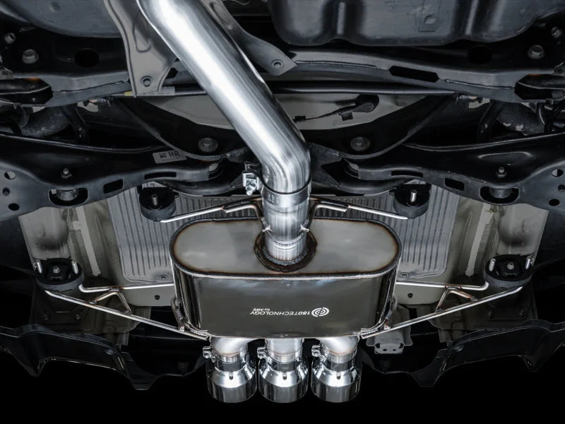 AWE Tuning 2024 Acura Integra Type S DE5 FWD Touring Edition Exhaust w/ Triple Chrome Silver Tips - Side View