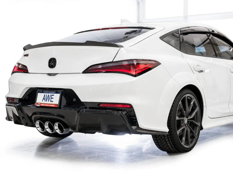 AWE Tuning 2024 Acura Integra Type S DE5 FWD Touring Edition Exhaust w/ Triple Chrome Silver Tips - Additional View 7