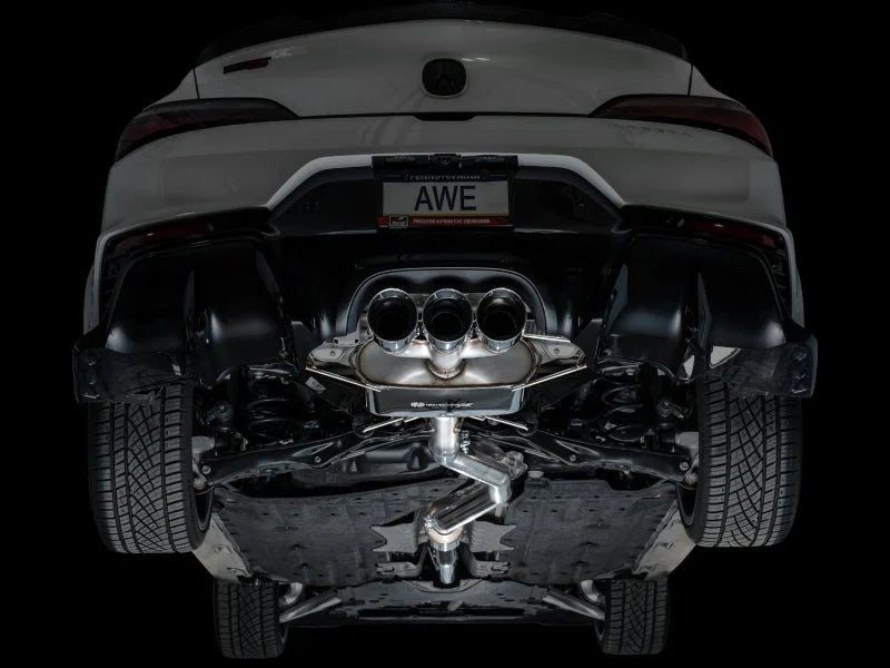 AWE Tuning 2024 Acura Integra Type S DE5 FWD Touring Edition Exhaust w/ Triple Chrome Silver Tips - Additional View 9