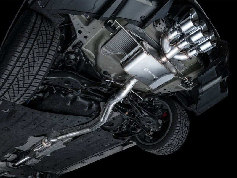 AWE Tuning 2024 Acura Integra Type S DE5 FWD Touring Edition Exhaust w/ Triple Chrome Silver Tips - Additional View 12