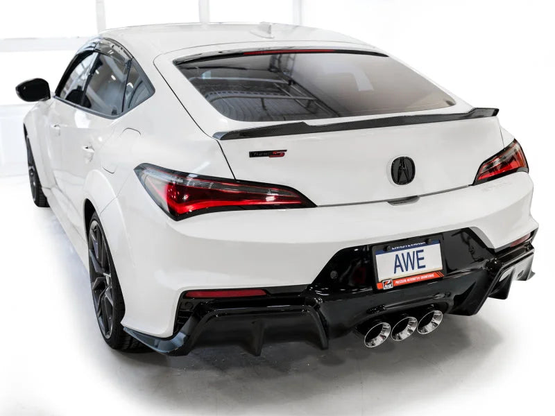AWE Tuning 2024 Acura Integra Type S DE5 FWD Touring Edition Exhaust w/ Triple Chrome Silver Tips - Additional View 13