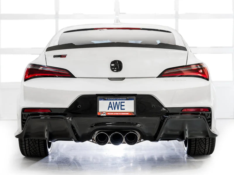 AWE Tuning 2024 Acura Integra Type S DE5 FWD Touring Edition Exhaust w/ Triple Chrome Silver Tips - Additional View 14