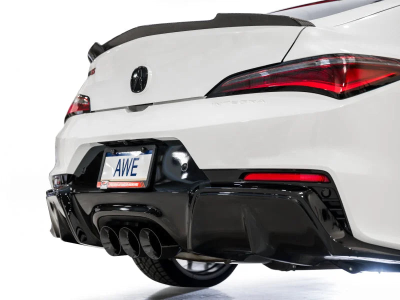 AWE Tuning 2024 Acura Integra Type S DE5 FWD Touring Edition Exhaust w/ Triple Diamond Black Tips - Additional View 8