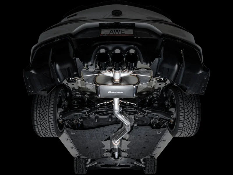 AWE Tuning 2024 Acura Integra Type S DE5 FWD Touring Edition Exhaust w/ Triple Diamond Black Tips - Additional View 9