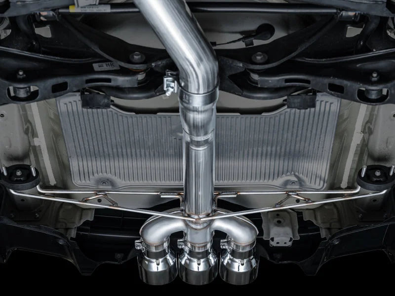AWE Tuning 2024 Acura Integra Type S DE5 FWD Track Edition Exhaust w/ Triple Chrome Silver Tips - Additional View 11
