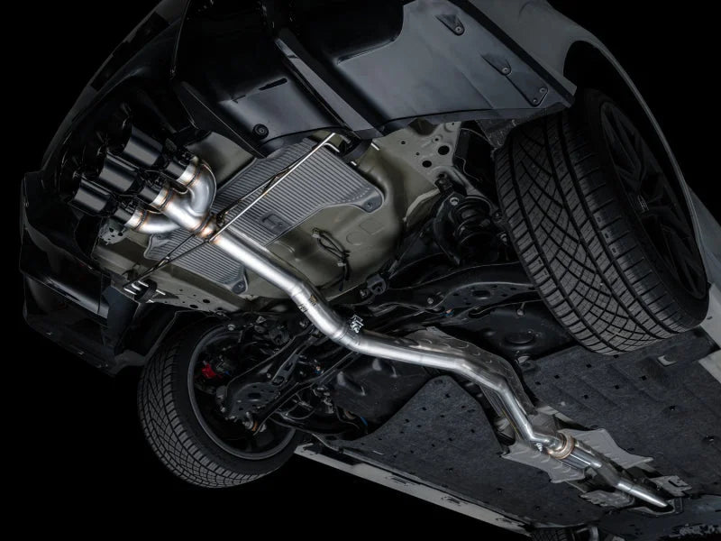 AWE Tuning 2024 Acura Integra Type S DE5 FWD Track Edition Exhaust w/ Triple Diamond Black Tips - Additional View 7