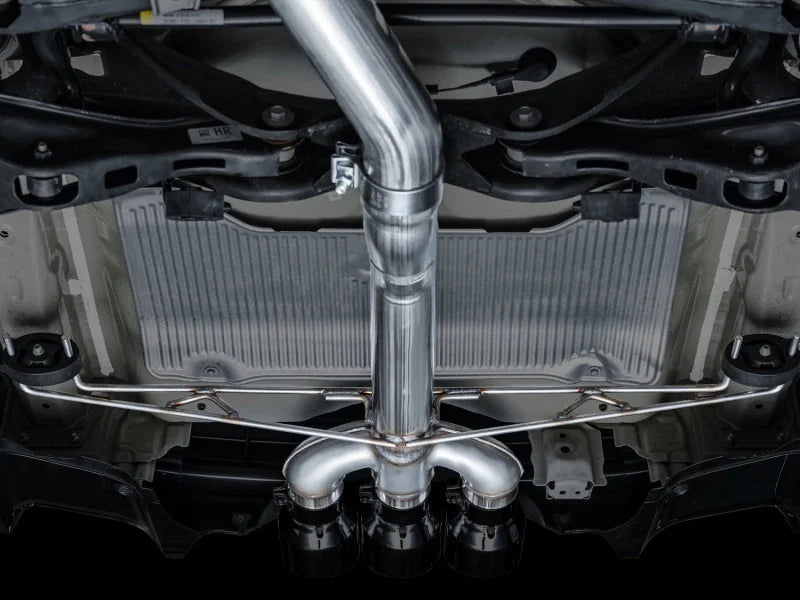 AWE Tuning 2024 Acura Integra Type S DE5 FWD Track Edition Exhaust w/ Triple Diamond Black Tips - Additional View 13