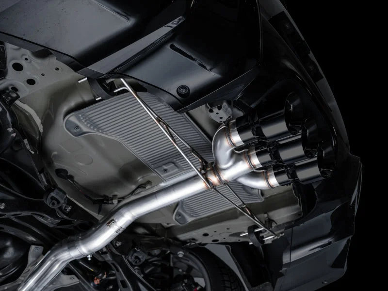 AWE Tuning 2024 Acura Integra Type S DE5 FWD Track Edition Exhaust w/ Triple Diamond Black Tips - Additional View 16