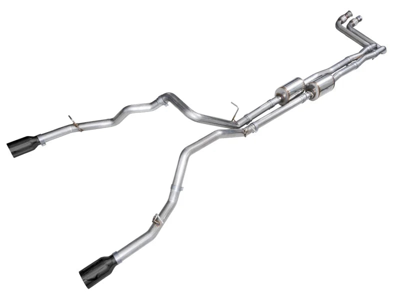 AWE Tuning 2025+ RAM 1500 3.0TT Rebel 0FG Cat-Back Exhaust w/ Diamond Black Tips