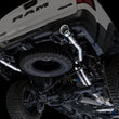 Load image into Gallery viewer, AWE Tuning 2025+ RAM 1500 RHO 3.0 I6 TT 0FG Dual Rear Exit Cat-Back Exhaust - Chrome Silver Tips - Back View