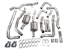 Load image into Gallery viewer, AWE Tuning 2025+ RAM 1500 RHO 3.0 I6 TT 0FG Dual Rear Exit Cat-Back Exhaust - Chrome Silver Tips - Additional View 8