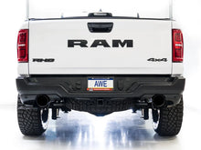 Load image into Gallery viewer, AWE Tuning 2025+ RAM 1500 RHO 3.0 I6 TT 0FG Dual Rear Exit Cat-Back Exhaust - Diamond Black Tips - Installation View