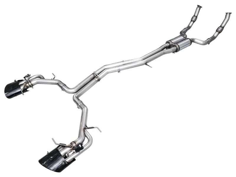 AWE Tuning 21-23 Audi C8 RS6/RS7 SwitchPath Cat-back Exhaust - Diamond Black Tips - Main Product View