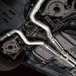 Load image into Gallery viewer, AWE Tuning 21-23 Ford Mustang Mach 1 SwitchPath Cat-Back Exhaust w/ Quad Chrome Silver Tips - Side View