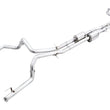 Load image into Gallery viewer, AWE Tuning 22-23 GMC Sierra 1500 AT4X 6.2L 0FG Catback Split Dual (Flat Bumper) - Bashguard(No Tips) - Main Product View