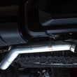 Load image into Gallery viewer, AWE Tuning 22-23 GMC Sierra 1500 AT4X 6.2L 0FG Catback Split Dual (Flat Bumper) - Bashguard(No Tips) - Back View
