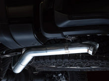 Load image into Gallery viewer, AWE Tuning 22-23 GMC Sierra 1500 AT4X 6.2L 0FG Catback Split Dual (Flat Bumper) - Bashguard(No Tips) - Back View