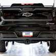Load image into Gallery viewer, AWE Tuning 22-23 GMC Sierra 1500 AT4X 6.2L 0FG Catback Split Dual (Flat Bumper) - Bashguard(No Tips) - Additional View 5
