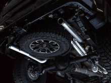 Load image into Gallery viewer, AWE Tuning 22-23 GMC Sierra 1500 AT4X 6.2L 0FG Catback Split Dual (Flat Bumper) - Bashguard(No Tips) - Additional View 6
