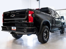 Load image into Gallery viewer, AWE Tuning 22-23 GMC Sierra 1500 AT4X 6.2L 0FG Catback Split Dual (Flat Bumper) - Bashguard(No Tips) - Additional View 7