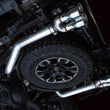 Load image into Gallery viewer, AWE Tuning 22-23 GMC Sierra 1500 AT4X 6.2L 0FG Catback Split Dual (Flat Bumper) - Chrome Silver Tips - Additional View 8