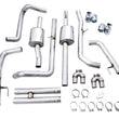 Load image into Gallery viewer, AWE Tuning 22-23 GMC Sierra 1500 AT4X 6.2L 0FG Catback Split Dual (Flat Bumper) - Chrome Silver Tips - Additional View 12