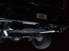 Load image into Gallery viewer, AWE Tuning 22-23 GMC Sierra 1500 AT4X 6.2L 0FG Catback Split Dual (Flat Bumper) - Diamond Black Tips - Additional View 6