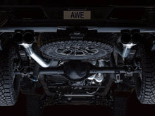 Load image into Gallery viewer, AWE Tuning 22-23 GMC Sierra 1500 AT4X 6.2L 0FG Catback Split Dual (Flat Bumper) - Diamond Black Tips - Additional View 7