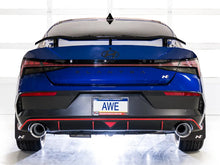 Load image into Gallery viewer, AWE Tuning 22-26 Hyundai Elantra N SwitchPath Cat-Back Exhaust - Chrome Silver Tips - Installation View