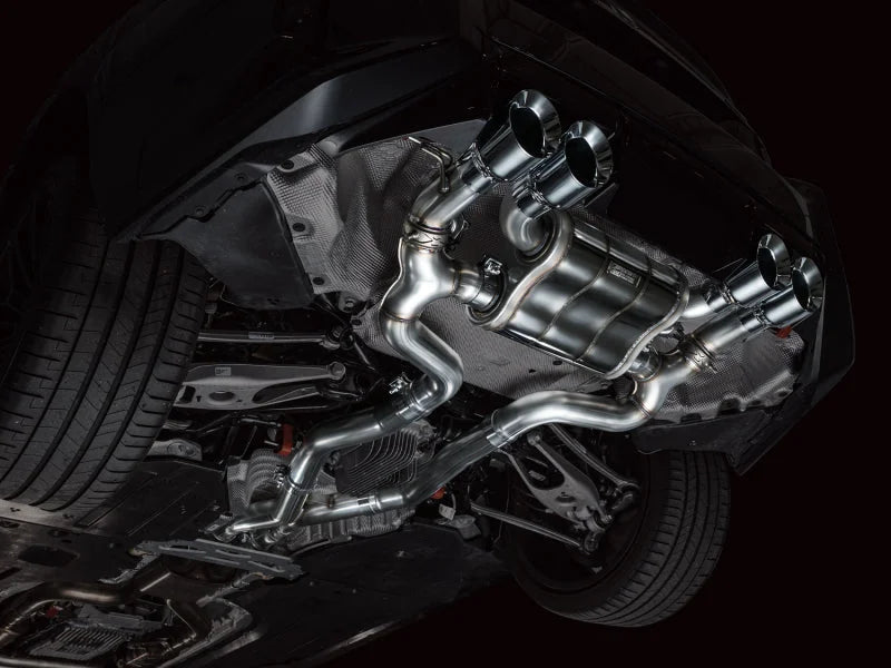 AWE Tuning 23-24 BMW G87 M2 SwitchPath Edition Exhaust - Chrome Silver Tips - Additional View 6