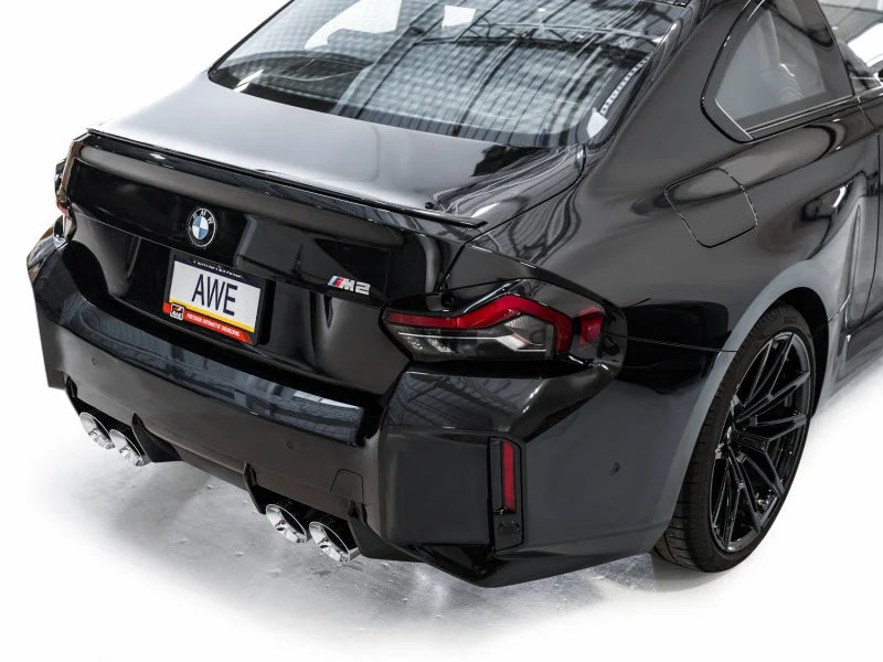 AWE Tuning 23-24 BMW G87 M2 SwitchPath Edition Exhaust - Chrome Silver Tips - Additional View 9