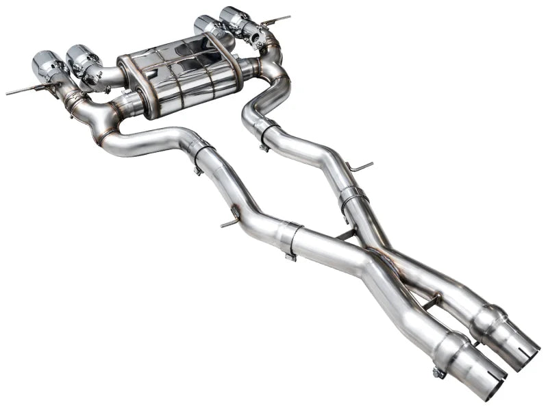 AWE Tuning 23-24 BMW G87 M2 SwitchPath Edition Exhaust - Chrome Silver Tips - Additional View 11