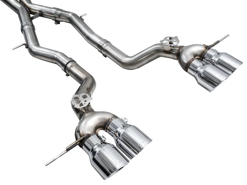 AWE Tuning 23-24 BMW G87 M2 Track Edition Exhaust - Chrome Silver Tips - Additional View 14