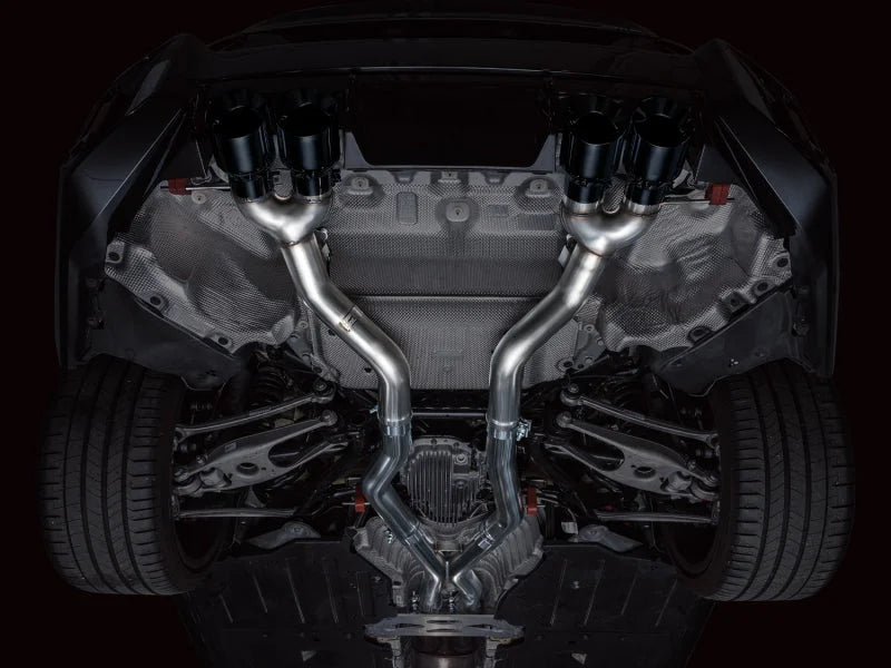 AWE Tuning 23-24 BMW G87 M2 Track Edition Exhaust - Diamond Black Tips - Additional View 8