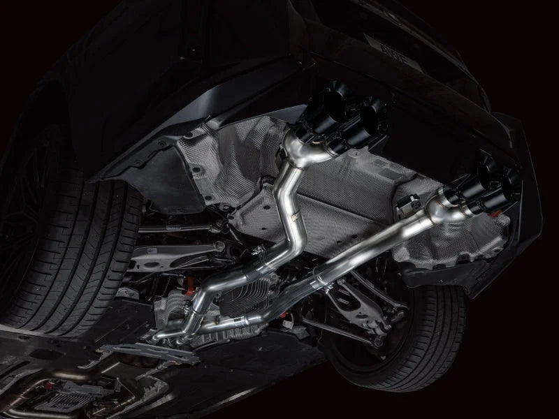 AWE Tuning 23-24 BMW G87 M2 Track Edition Exhaust - Diamond Black Tips - Additional View 10