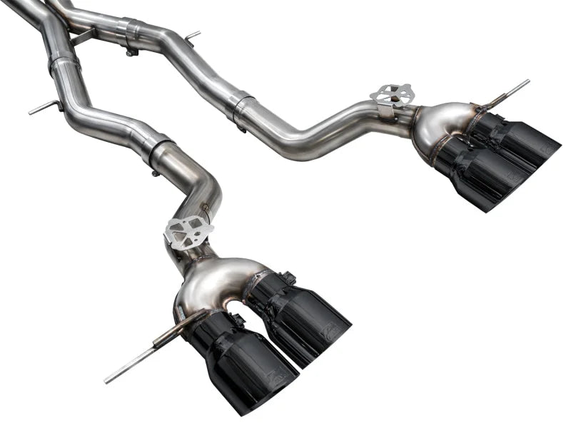 AWE Tuning 23-24 BMW G87 M2 Track Edition Exhaust - Diamond Black Tips - Additional View 12