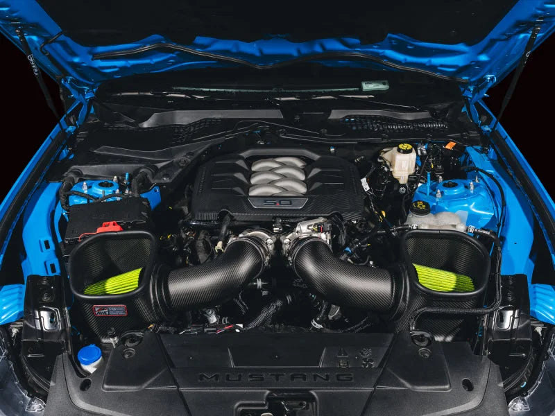 AWE Tuning 24-26 Ford S650 Mustang GT/Dark Horse S-FLO Carbon Intake - Installation View