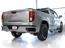 Load image into Gallery viewer, AWE Tuning 4th Gen GM 1500 5.3L 0FG Catback Dual Side Exit (Flat Bumper) - Diamond Tips - Side View