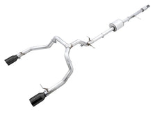 Load image into Gallery viewer, AWE Tuning 4th Gen GM 1500 5.3L 0FG Catback Split Rear Exit (Flat Bumper) - Dual Diamond Tips - Main Product View