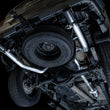 Load image into Gallery viewer, AWE Tuning 4th Gen GM 1500 5.3L 0FG Catback Split Rear Exit (Flat Bumper) - Dual Diamond Tips - Side View
