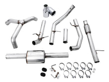 Load image into Gallery viewer, AWE Tuning 4th Gen GM 1500 5.3L 0FG Catback Split Rear Exit (Flat Bumper) - Quad Chrome Tips - Installation View