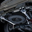 Load image into Gallery viewer, AWE Tuning 4th Gen GM 1500 5.3L 0FG Catback Split Rear Exit (w/ Bumper Cutouts) - Quad Chrome Tips - Back View