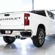 Load image into Gallery viewer, AWE Tuning 4th Gen GM 1500 5.3L 0FG Catback Split Rear Exit (w/ Bumper Cutouts) - Quad Chrome Tips - Installation View