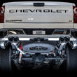 Load image into Gallery viewer, AWE Tuning 4th Gen GM 1500 5.3L 0FG Catback Split Rear Exit (w/ Bumper Cutouts) - Quad Chrome Tips - Additional View 6