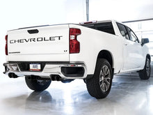 Load image into Gallery viewer, AWE Tuning 4th Gen GM 1500 5.3L 0FG Catback Split Rear Exit (w/ Bumper Cutouts) - Quad Diamond Tips - Side View