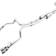 Load image into Gallery viewer, AWE Tuning 4th Gen GM 1500 6.2L 0FG Catback Split Rear Exit (w/ Bumper Cutouts) - Quad Chrome Tips - Main Product View