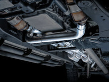 Load image into Gallery viewer, AWE Tuning 4th Gen GM 1500 6.2L 0FG Catback Split Rear Exit (w/ Bumper Cutouts) - Quad Chrome Tips - Side View