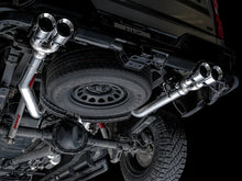 Load image into Gallery viewer, AWE Tuning 4th Gen GM 1500 6.2L 0FG Catback Split Rear Exit (w/ Bumper Cutouts) - Quad Chrome Tips - Additional View 5