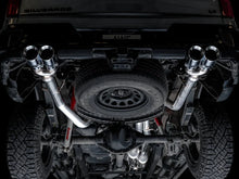 Load image into Gallery viewer, AWE Tuning 4th Gen GM 1500 6.2L 0FG Catback Split Rear Exit (w/ Bumper Cutouts) - Quad Chrome Tips - Additional View 6