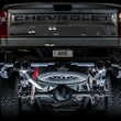 Load image into Gallery viewer, AWE Tuning 4th Gen GM 1500 6.2L 0FG Catback Split Rear Exit (w/ Bumper Cutouts) - Quad Chrome Tips - Additional View 7